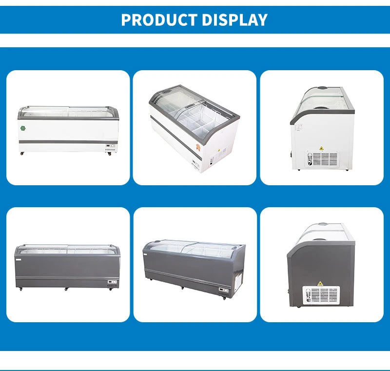 New Products Supermarket Combined Island Refrigeration Equipment Meat Food Fridge Display Freezer/Deep Chest Freezer Refrigerator