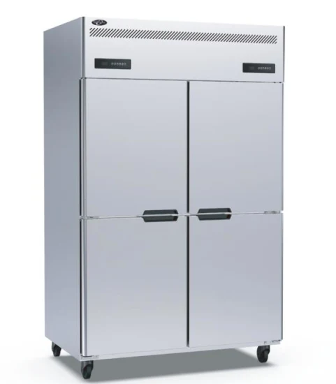 Able Well Sale Frigorifero verticale commerciale a 6 porte in acciaio inox per alimenti freschi e carne per il catering