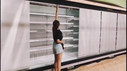 Raffreddatore multipiano aperto da 1,2 m per apparecchiature di refrigerazione del supermercato